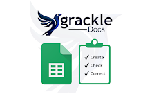 An image of the Grackle Sheets Addon for Google Sheets