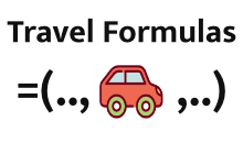 An image of the Travel Formulas Addon for Google Sheets