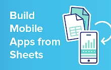 An image of the AppSheet Addon for Google Sheets