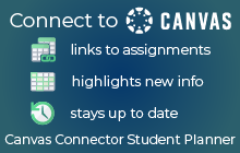 An image of the Canvas Connector Student Addon for Google Sheets