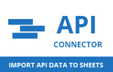 An image of the API Connector Addon for Google Sheets