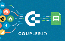 An image of the Coupler.io Addon for Google Sheets