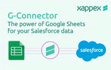 An image of the G-Connector for Salesforce Addon for Google Sheets